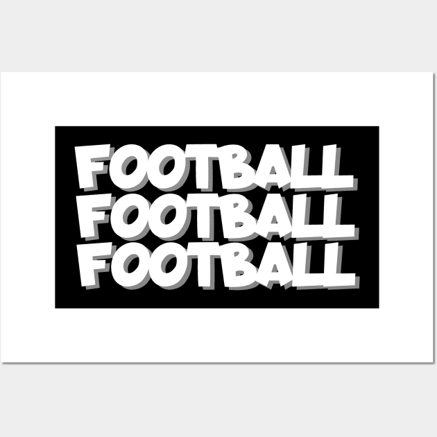 Football football football Wall Art by maxcode